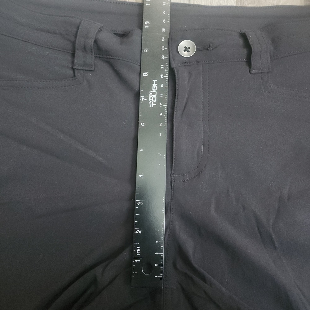 Eddie Bauer Shorts Womens 10 Black First Ascent Hiking Outdoor Stretch 7" Inseam - Picture 5 of 8